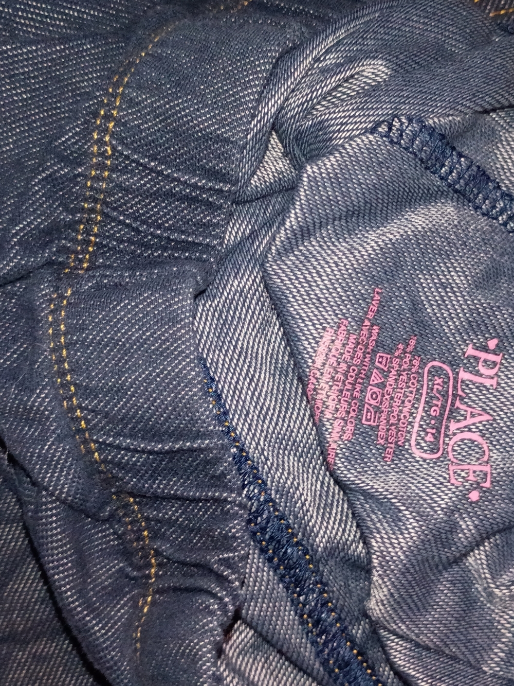 The Children's Place Girls' Dark Blue Denim Jeans